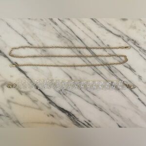 BARI LYNN - Acrylic and Gold Straps